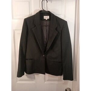 Celeste Sport Wool Blazer Jacket Size 4 Black